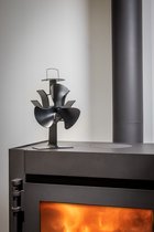 Kamin Vento 3 - Haard ventilator - Zwart