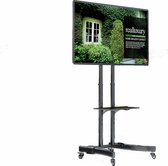 TV standaard design - TV standaard met voet - Verrijdbaar - 30 inch tot 70 inch