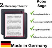 Screenprotector Kobo Sage 2 stuks - Made in Germany