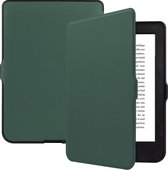 Kobo Nia Hoesje Bescherm Hoes Sleep Cover Luxe Case - Donker Groen