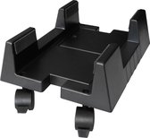 Desktop PC standaard - PC trolley - Met wieltjes - Zwart - Draai- en Kantelbaar - 20 kg - Allteq