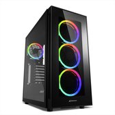 ATX Semi-toren doos Sharkoon TG5 RGB Silent PCGH Edition