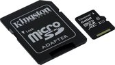 Kingston Micro SD kaart 64 GB + SD Adapter