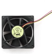 Ventilator (case fan) voor in de PC met glijlager - 80 x 80 x 25 mm