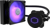 Cooler Master MasterLiquid ML120L V2 RGB CPU waterkoeler - 1 x 120 mm RGB fans, 120 mm radiator, Intel:   LGA1700 / 1200 / 115X / 2066 /2011-3 AMD: AM5 / AM4 / AM3(+) / AM2(+)