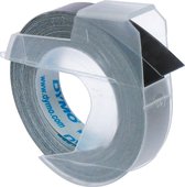 DYMO 3D Labeltape voor lettertang Tapekleur: Zwart Tekstkleur: Wit 9 mm 3 m