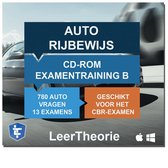 Auto Rijbewijs B - CD-ROM 2022 Auto Examentraining B - 845 oefenvragen - 13 Theorie Examens - Ontworpen voor het CBR theorie-examen