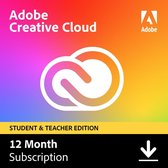 Adobe Creative Cloud Student & Docent - 1 Apparaat - 1 Jaar - Nederlands - Windows / Mac Download