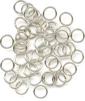 Split Ringen - Gehard - Zilverkleurig - 6mm - 100 Stuks