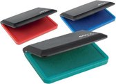 Colop Stempelkussen 9x5 (SET van 3) rood, groen & blauw