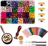 Wax stempel set kaarten maken was sealing wax zegel lak - Luxe kaarten maken set