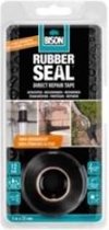 Bison rubber seal direct repair tape - 3 meter x 2,5 cm.