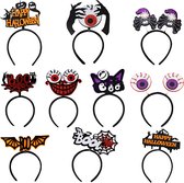 Halloween Diadeem Halloween Accessoires Halloween Haarband Versiering Kostuum Decoratie Tiara Set – 10 Stuks