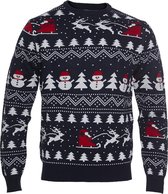 Foute Kersttrui Dames & Heren - Christmas Sweater "Stijlvol Kerst" - Kerst trui Mannen & Vrouwen Maat M