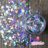 GetGlitterBaby Chunky Festival Glitters voor Lichaam en Gezicht / Face Body Glitter - Zilver