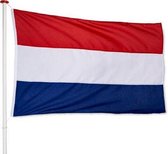 Nederlandse Vlag Standaard 100x150cm | Kwaliteitsvlag | Geschikt voor buiten en aan huis | Vlaggen | Koningsdag | Geslaagd | Nederland | Boeren protest | Boerenprotest | EK WK voetbal 2022 vlag