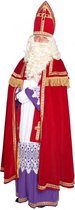 Luxe Sinterklaas kostuum Sint pak - HOGE KWALITEIT! - mantel mijter sinterklaaspak rood fluweel 1
