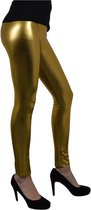 Partychimp - Legging - Goud - Maat S/M