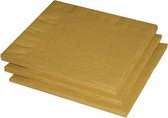 Gouden servetten 33 x 33 cm