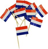 Prikkers NL vlag- kaasprikkers - 50 stuks