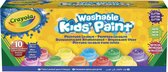 Crayola - 10 Potjes Afwasbare verf voor kinderen - Speciale effecten