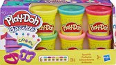 Play-Doh Glitter Klei - 6 Potjes