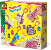 SES - Diamond painting - Houten sleutelhangers