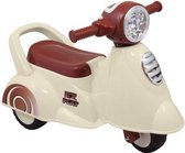 Eco Toys Retro Loopscooter - Wit - Looptrainer met muziek en claxon