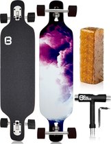 Big Bang Boards® Nebula Longboard – Drop Through Design – Volwassenen – Kinderen – Jongens – Meisjes – Longboard Cruiser – Dropthrough – Longboard – Longboards