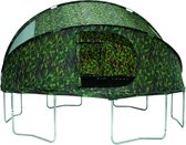 Trampoline tent Etan - Army - Ø 366 cm / 12ft - Leuke trampoline accessoire