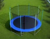 Free And Easy Veiligheidsnet Voor Trampoline 244 Cm Met Zes Palen Zwart