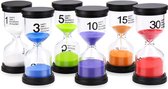 RX Goods Premium Zandlopers 1,3,5,10,15 & 30 Minuten – Spellen, Tandenpoets & Douche Timer