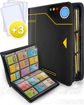 Questmate® Verzamelmap Geschikt voor 360 Pokémon Kaarten - met 3x Toploader Beschermhoesjes - 9 Pocket / Vakken Pokédex - Binder met Ritssluiting - Vuil en Waterafstotend Portfolio Map