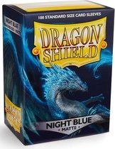 Dragonshield 100 Box Sleeves Matte Night Blue Standard Size