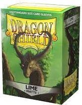 Dragonshield 100 Box Sleeves Matte Lime
