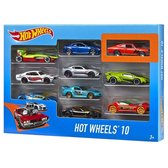 Hot Wheels Cadeauset met 10 Auto's - Speelgoedvoertuig