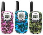 UPLY Walkie Talkie voor Kinderen en Volwassenen -Portofoon - 5KM Bereik - Set van 3