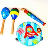 Jobber Music - Luxe Set Muziekinstrumenten voor Kinderen - Multicolor
