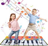 DEPLAY - XL Piano Mat - Dansmat - Keyboard - Speelkleed Baby - 8 Instrumenten - Anti-slip - Inclusief Batterijen