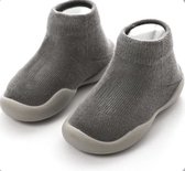 Antislip baby schoentjes - maat 22,5 - 12-18 maanden - 13.5 cm - Grijs