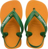 Havaianas Baby Brasil Logo Unisex Slippers - Orange Citrus -  - Maat 20