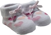 La Petite Couronne Babysokken Hearts Newborn Wit Zonder Giftbox