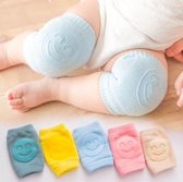 Baby Kniebeschermers - Kruipen - Smiley - Turquoise - Baby kniepads - Unisex - 6 maanden tot 2 jaar - Peuter - Dreumes - Love gifts