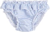 Beachlife baby zwembroekje maat 50/56 lichtblauw / wit gestreept