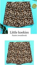 Little koekies - Babyzwembroek leopard maat 62-68 - panter - jongenszwembroek - babyzwemmen