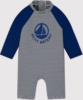 Petit Bateau UV-beschermend pakje van gerecycleerd materiaal voor baby's Jongens Zwempak - Maat 92/98