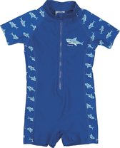 Playshoes UV zwempak Kinderen korte mouwen Shark - Blauw - Maat 98/104