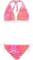 Snapper Rock UV bikini Kinderen - Neon Roze - Maat 86-92