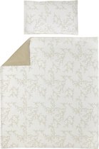 Meyco - Dekbedovertrek ledikant - Branches - Sand - 100x135cm