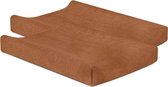 Jollein Aankleedkussenhoes Badstof 50x70cm - Caramel - 2 Stuks